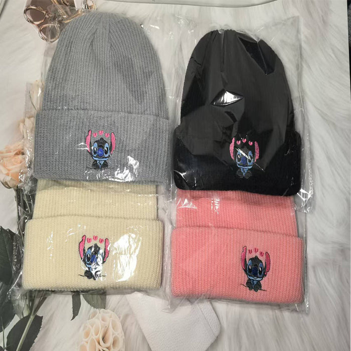 Wholesale Knitted hat  cartoon wool hat trendy street warm beanie