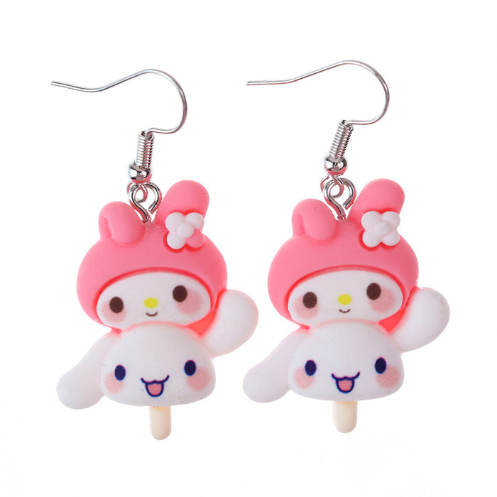 Wholesale Cartoon Food Resin Earrings JDC-ES-niqing020