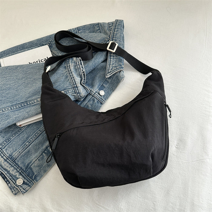 Wholesale Casual versatile crossbody bag, new fashionable and simple shoulder bag, solid color and lightweight