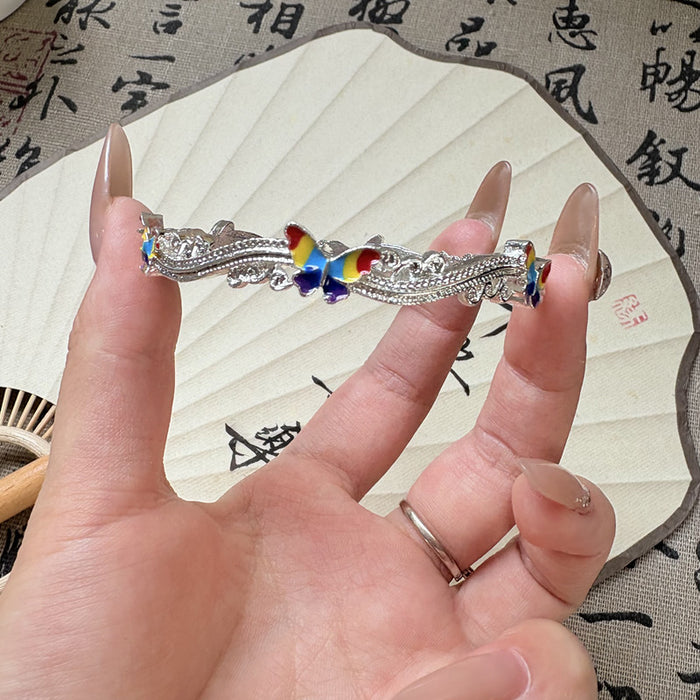 Wholesale Colorful butterfly enamel bracelet