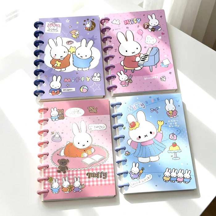 Wholesale Mushroom Button A5 Loose-Leaf Notebook Cute Cartoon Diary Stylish Boutique Gift MOQ≥4