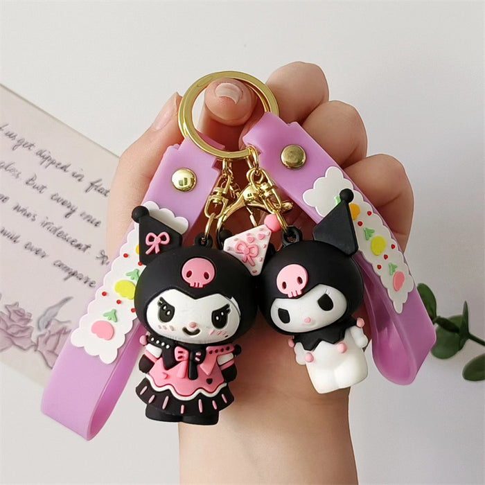 Wholesale Cartoon Silicone Doll Keychain JDC-KC-HaoXi011