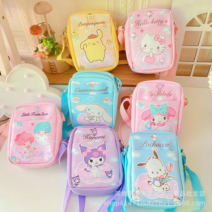 Wholesale PU Cartoon Printing Crossbody Bag Shoulder Backpack JDC-SD-Kameng002