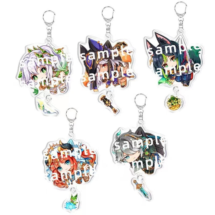 Wholesale Anime peripheral Yuan acrylic keychain accessory