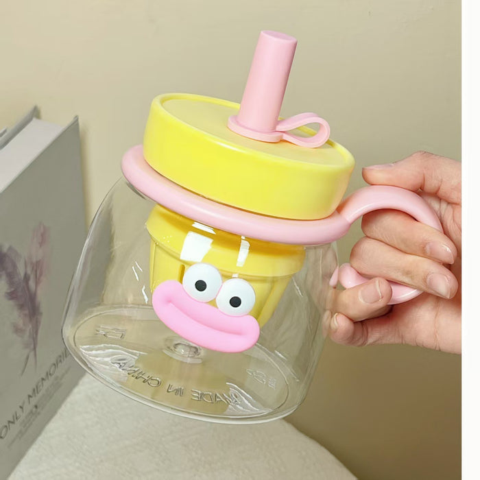 Wholesale Plastic large-capacity straw belly cup