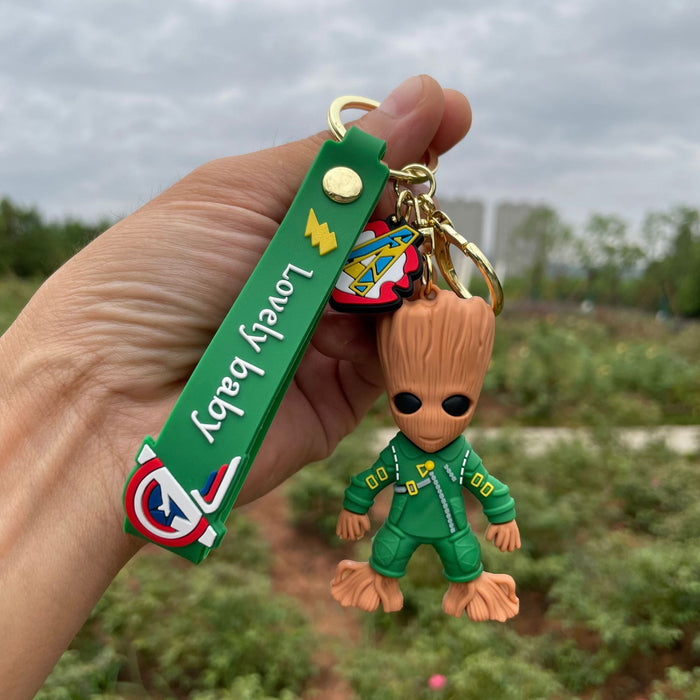 Wholesale Keychain Cartoon Doll Key Pendant Couple Small Pendant Keychain