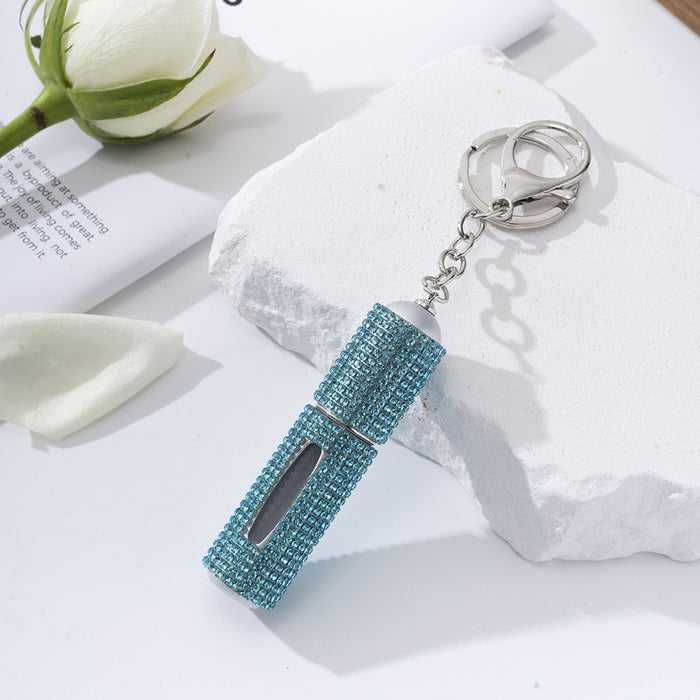 Wholesale Diamond 5ml Perfume Bottle Keychain JDC-KC-ZY021