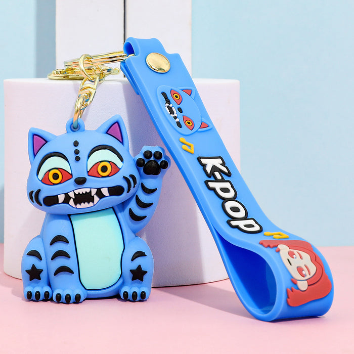 Wholesale KPOP cartoon PVC keychains
