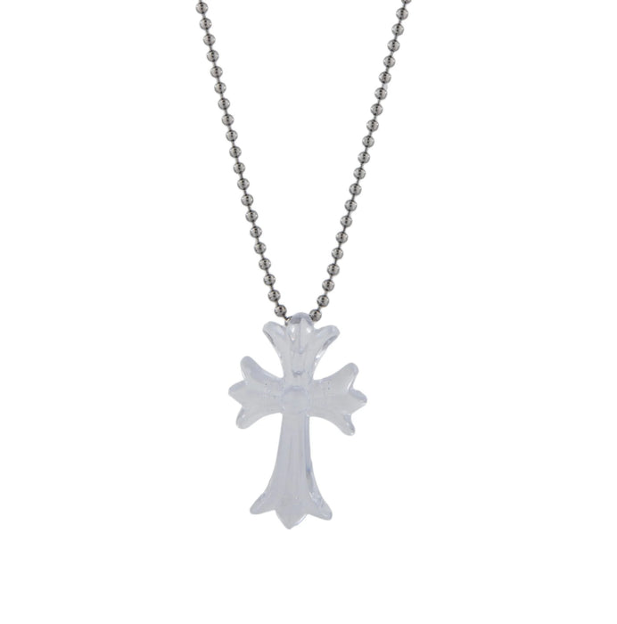 Wholesale Punk hip-hop limited edition colorful cross versatile women's necklace