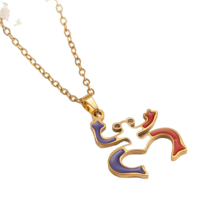 Wholesale Stainless Steel Frog Gold Waterproof Necklace