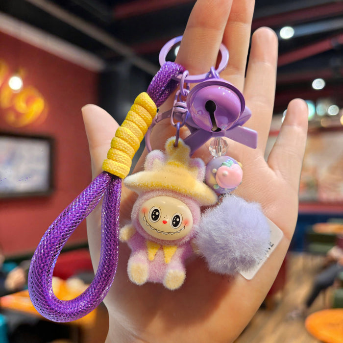Wholesale Cartoon Doll Little Sheep Keychain Cute Funny Doll Pendant Student School Bag Key Chain Pendant