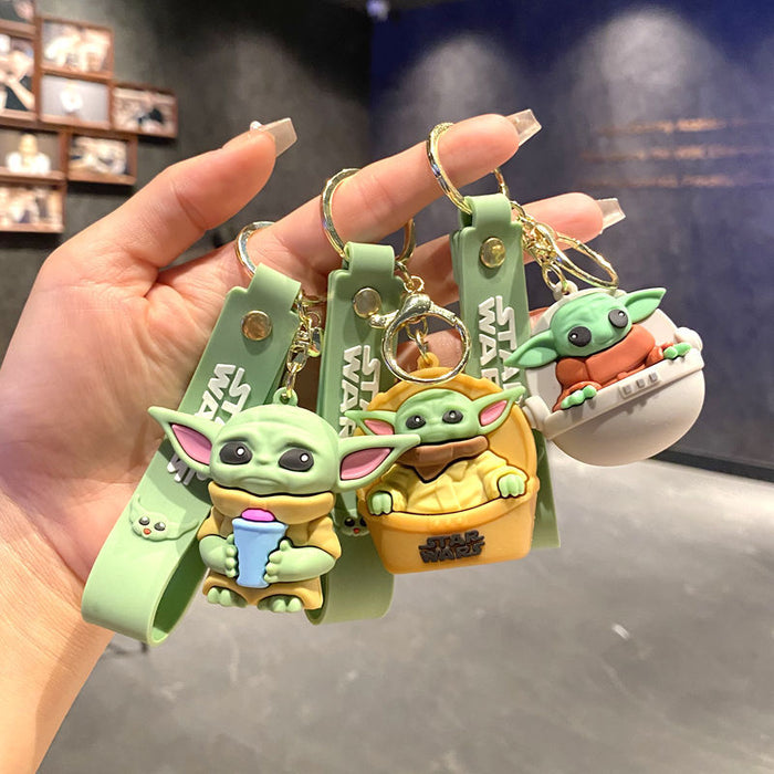 Wholesale Alien keychain cute doll car bag pendant small gift