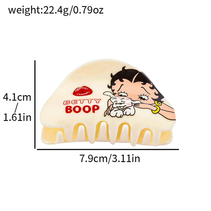 Wholesale Acrylic hair accessory hair clip for the back of the head