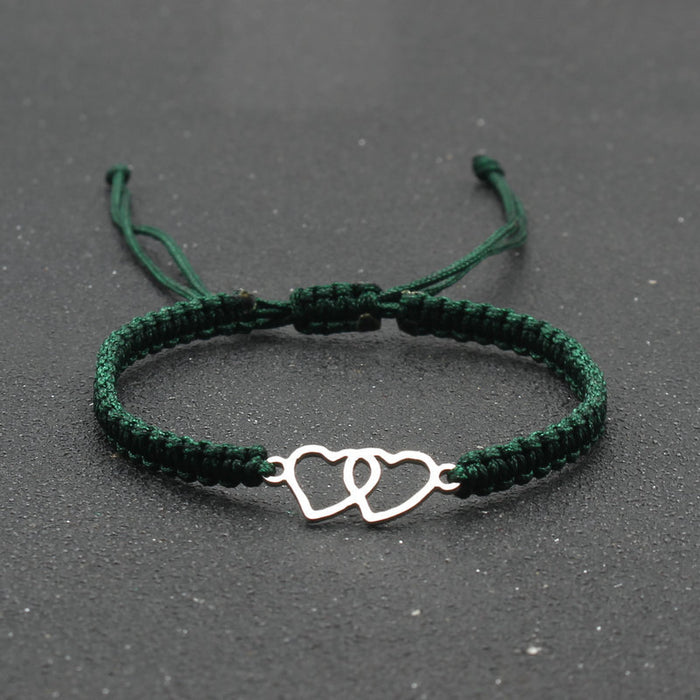 Wholesale Stainless Steel Bracelet Hand Woven Adjustable Red String Bracelet