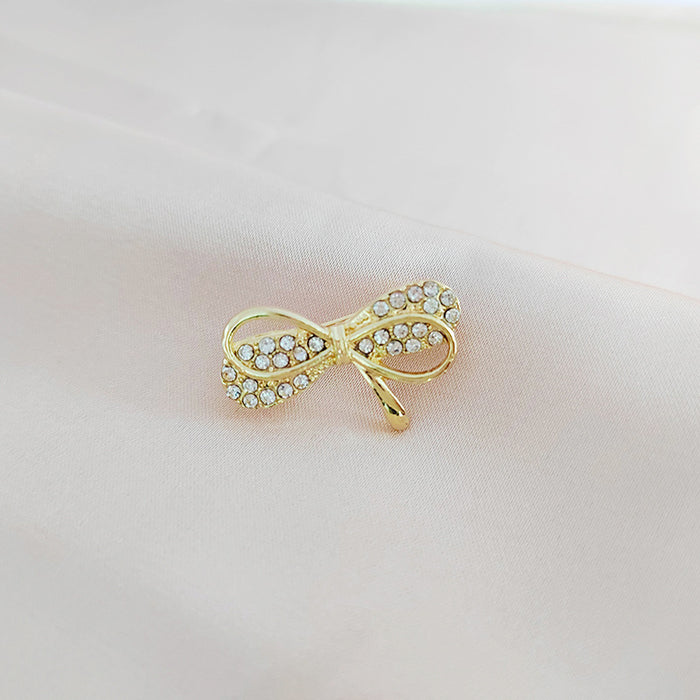 Wholesale bow brooch buckle hanging buckle fixed clothes accessories women