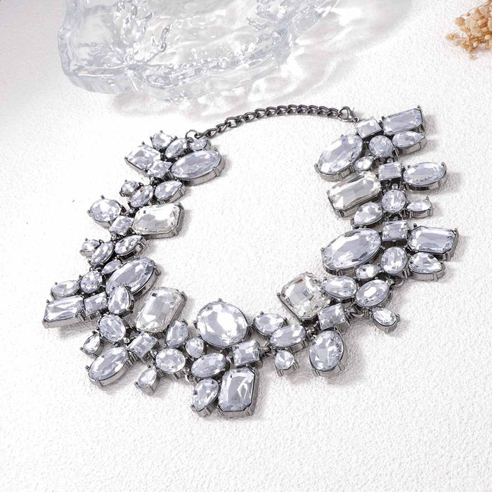 Wholesale Rhinestone Collar Necklace Exaggerated Personality Luxury Crysta