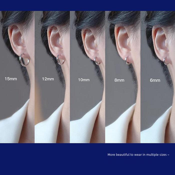 Wholesale Sterling silver earrings for women plain hoop earrings earrings earrings ear bone stud earrings