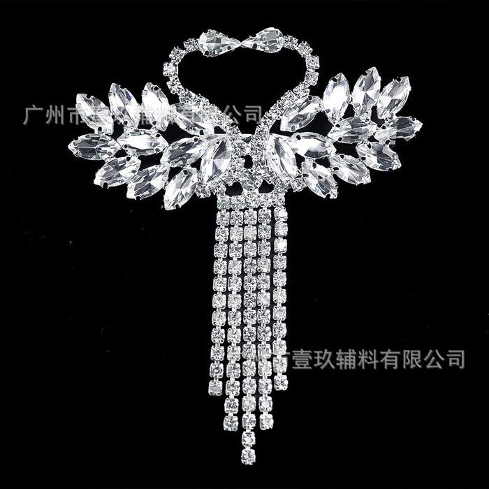 Wholesale DIY rhinestone bow clothing accessories