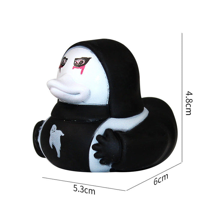 Wholesale Creative duck toy pinch sound baby bath toy