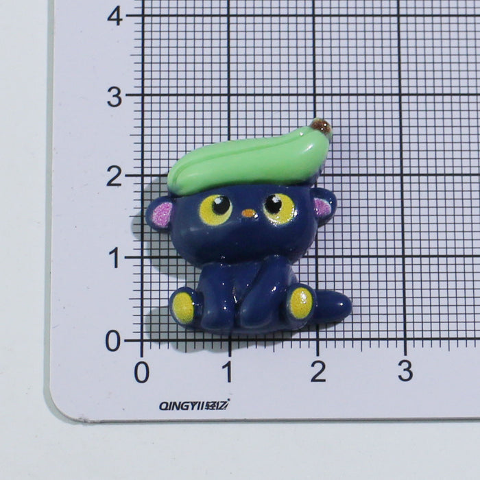 Wholesale Cartoon fruit resin accessories keychain jewelry small accessories hairpin decorative patch