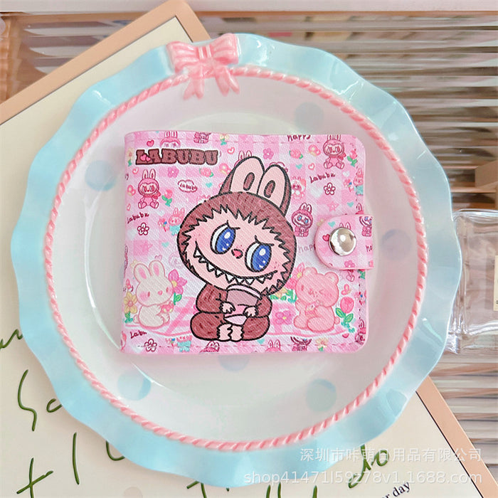 Wholesale Short Wallet Coin Purse Student Small Wallet Card Bag Carry-on Small Money Bag  Cartoon Periphery