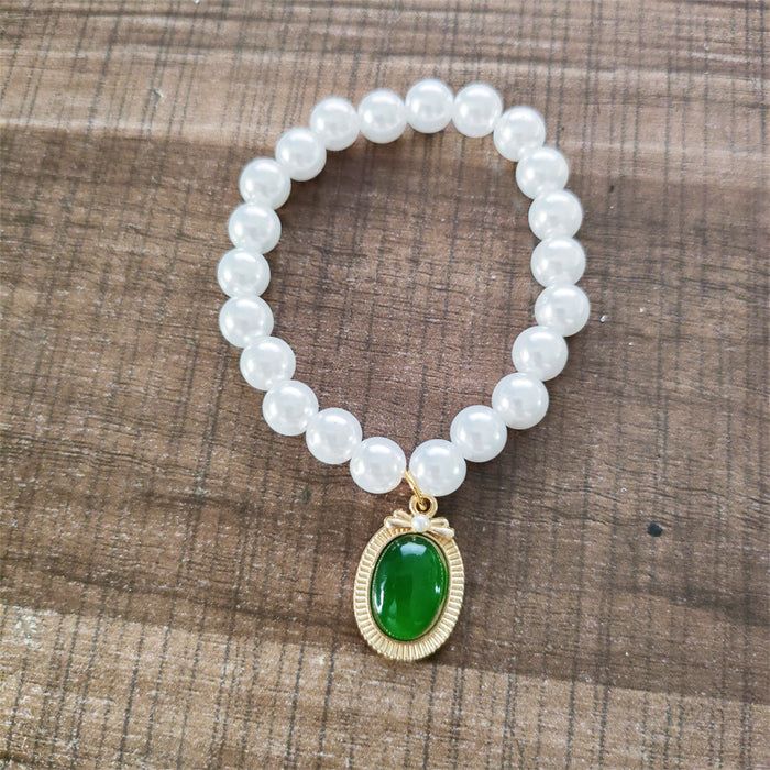 Wholesale Pearl heart necklace accessories hand-woven beaded jewelry accessories