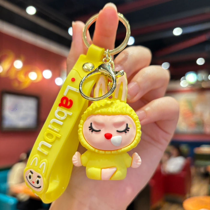 Wholesale Creative cartoon doll keychain, children's bag pendant, car keychain gift