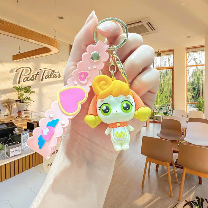 Wholesale Cartoon Cute Keychain Pendant Wholesale Epoxy Doll Car Small Ornament Jewelry Doll Accessories Couple