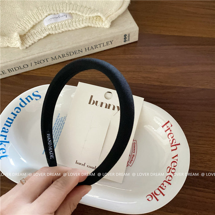 Wholesale Texture fabric sponge headband cute headband versatile hair accessory