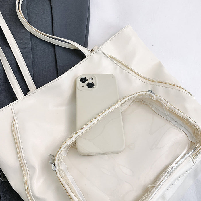 Wholesale Tote bag, large capacity casual backpack, single shoulder commuting, fashionable and lightweight travel backpack