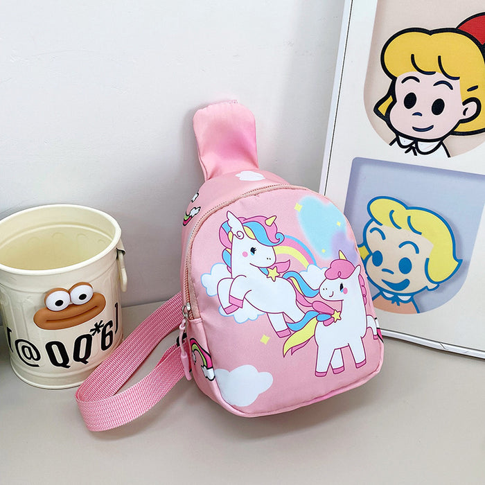 Wholesale Children's Cartoon Printed One Shoulder Canvas Messenger Bag JDC-SD-Tongxi002