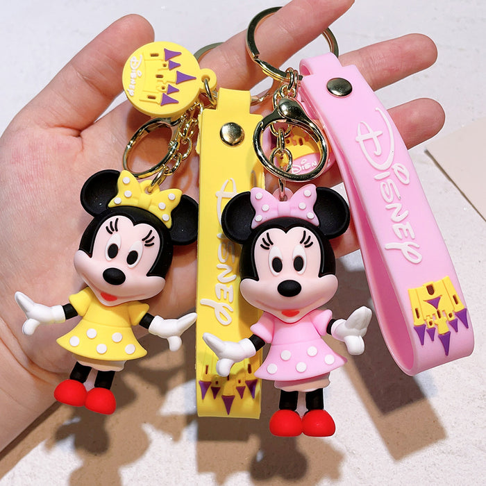 Wholesale Christmas Cartoon Anime Silicone Keychain JDC-KC-Qiwei034