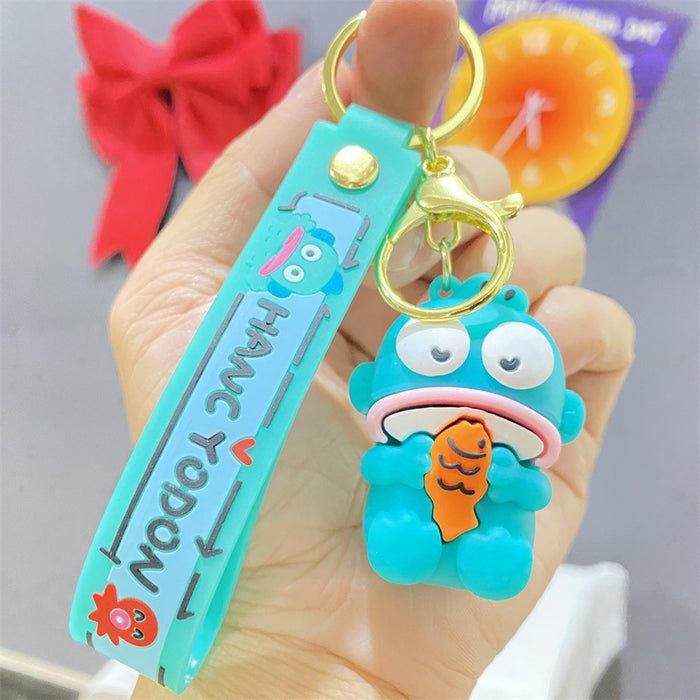 Wholesale Clown fish PVC key chain cute couple doll car key chain bag pendant