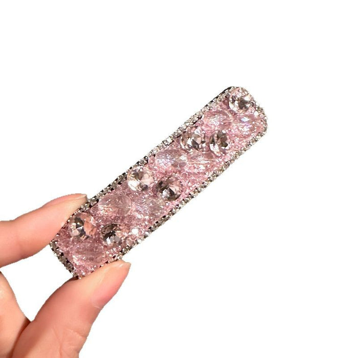 Wholesale Flash Full Diamond Clip Bangs Clip Hair Clip Sweet Hair Accessories