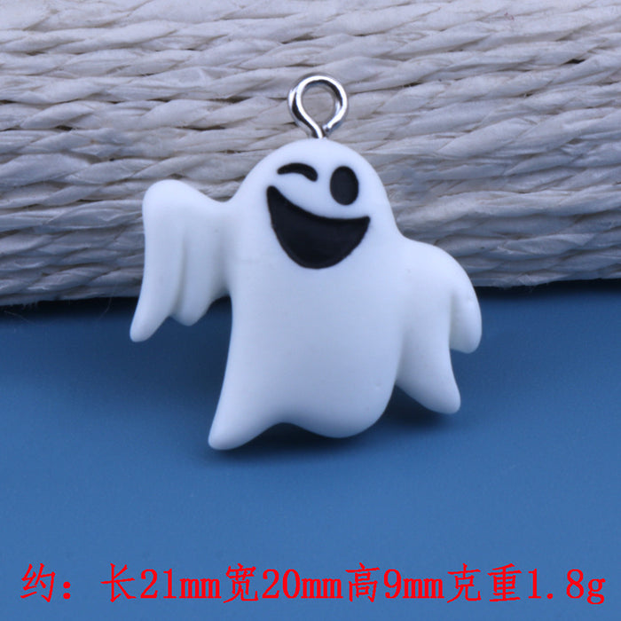Wholesale Resin Castle Cartoon DIY Pendant Keychain with Nail Accents MOQ≥2