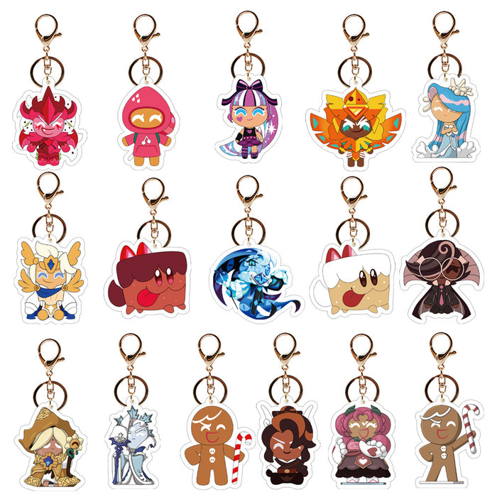 Wholesale  Cookie Game Surrounding Acrylic Keychain Pendant