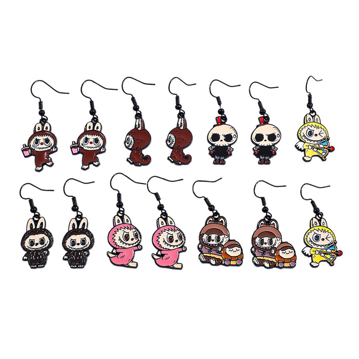 Wholesale Personality Peripheral Cartoon Oil Drop Earrings Creative Accessories