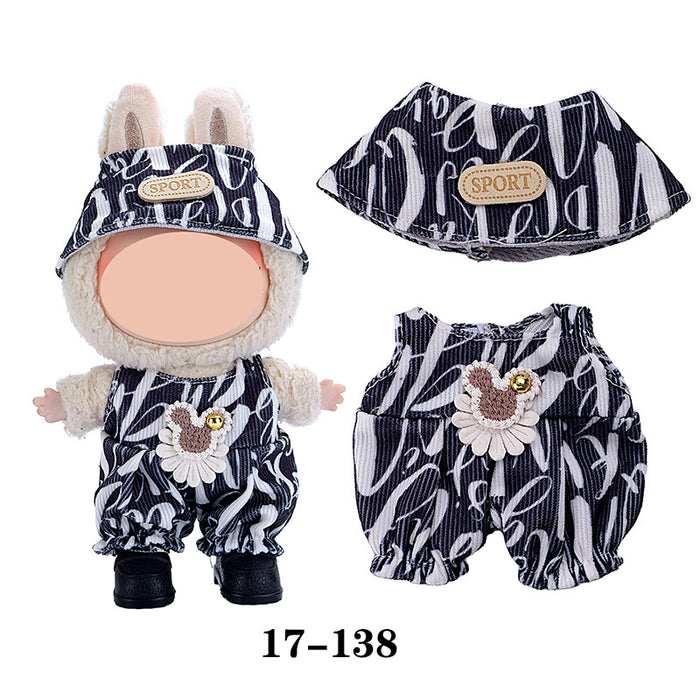 Wholesale 10pcs/set Doll clothes vinyl plush doll can be worn to replace clothes