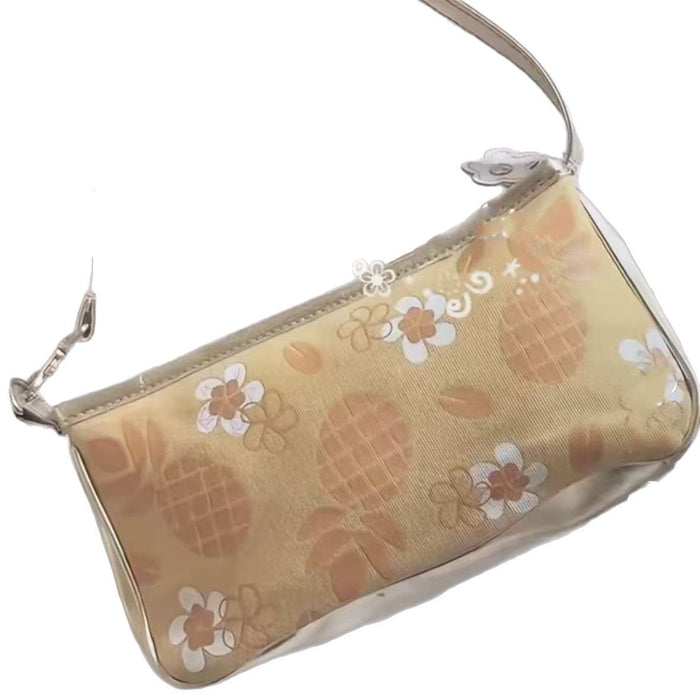 Wholesale Cute Printed Underarm Bag Niche Cartoon Handbag Girl Casual Shoulder Small Square Bag