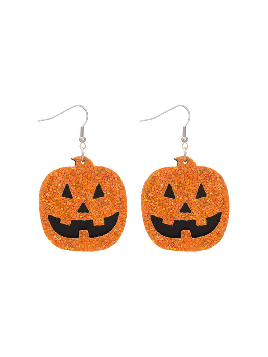 Wholesale  Cute Cartoon Pumpkin Ghost Earrings Dark Horror Skull Personalized Jewelry Accessories
