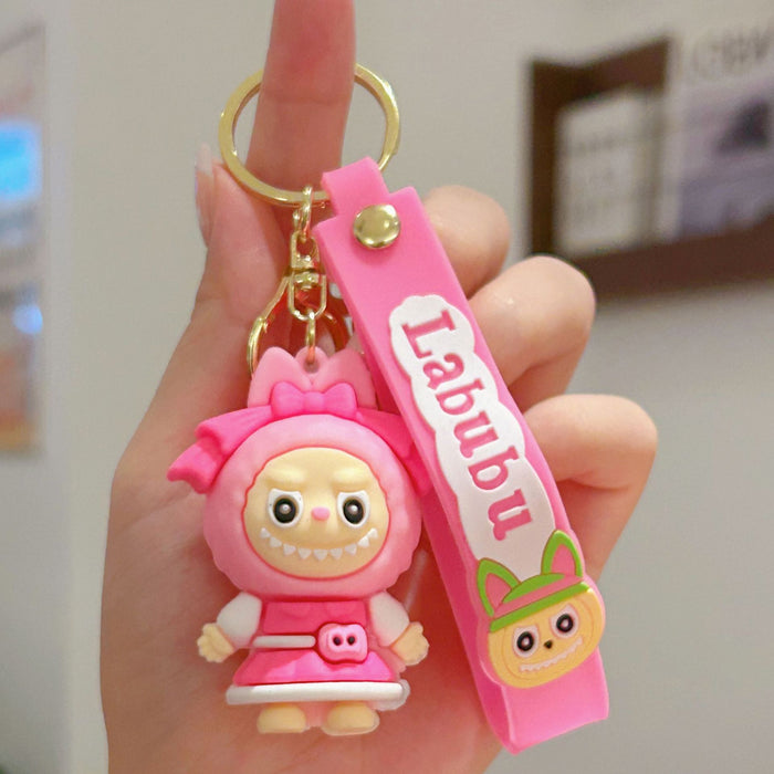 Wholesale Little Sheep Keychain Silicone Doll Pendant Keychain Accessory Small Gift Hanging Ornament
