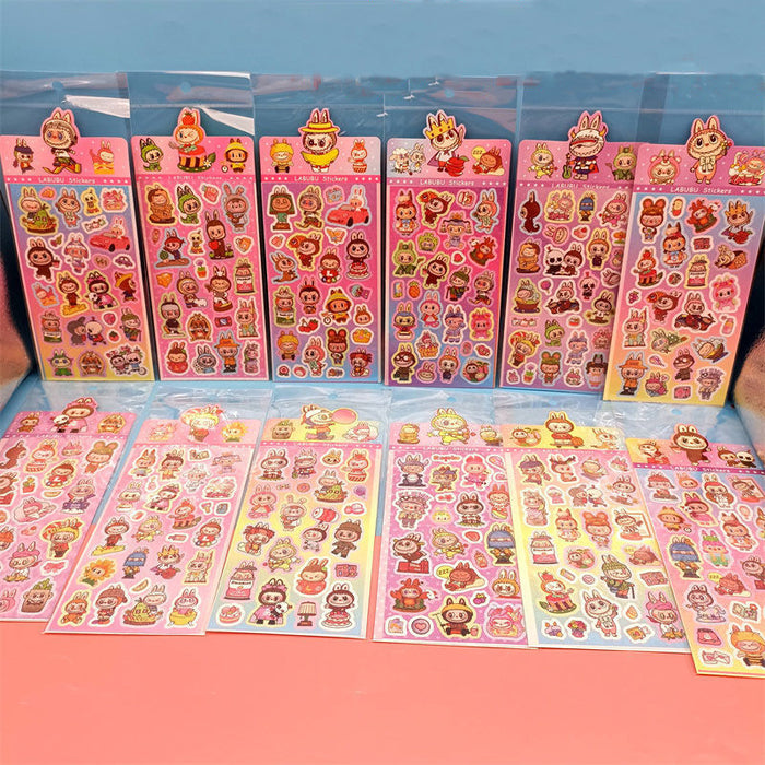 Wholesale Colorful and cute cartoon laser stickers