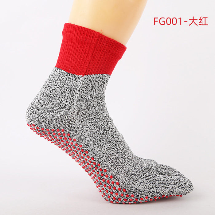 Wholesale Outdoor Sports Anti-Cut Toe Socks Marathon Barefoot Fitness Floor Socks Breathable Beach Toe Socks