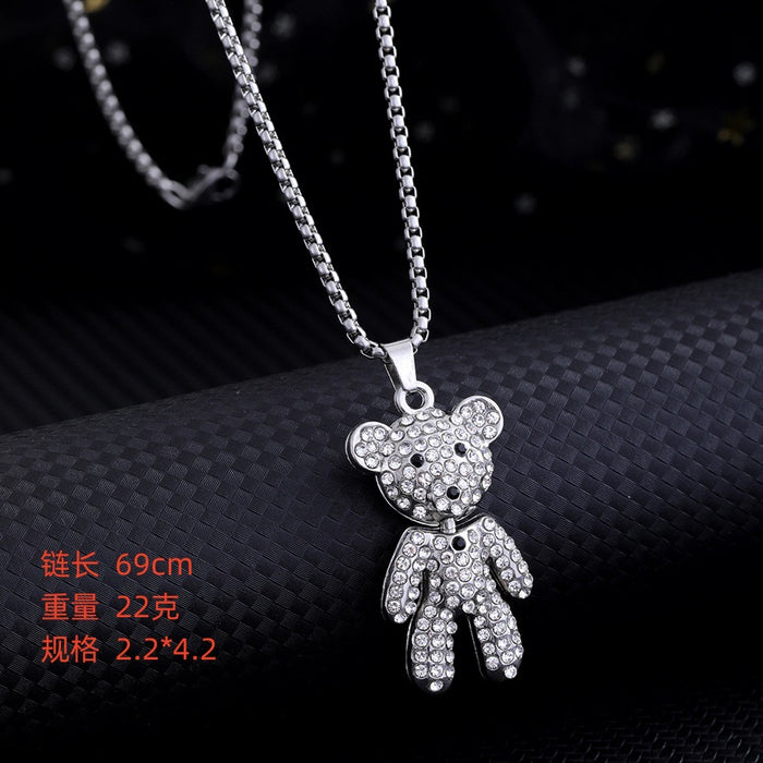 Wholesale All-match Pendant Stainless Steel Necklace JDC-NE-Zheq009