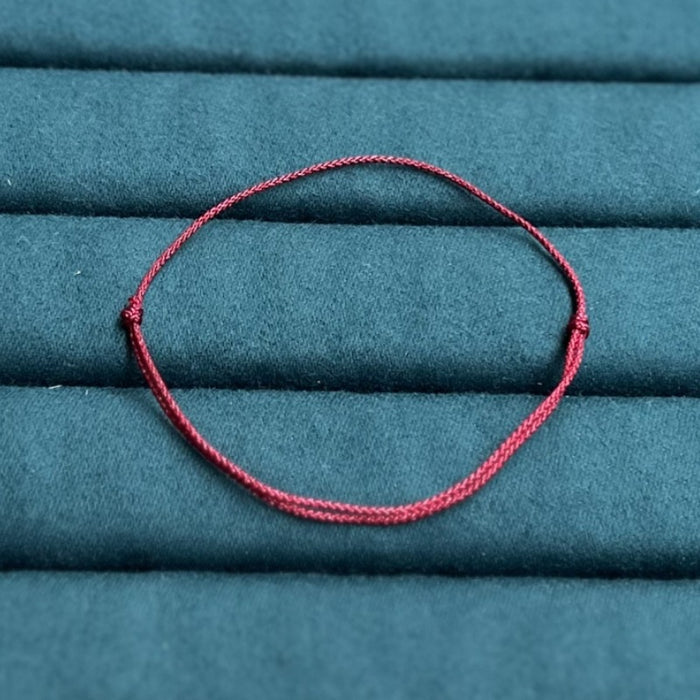 Wholesale Handmade Red Rope Bracelet, Simple Bracelet, Foot Chain, New Hand Rope Set, Versatile