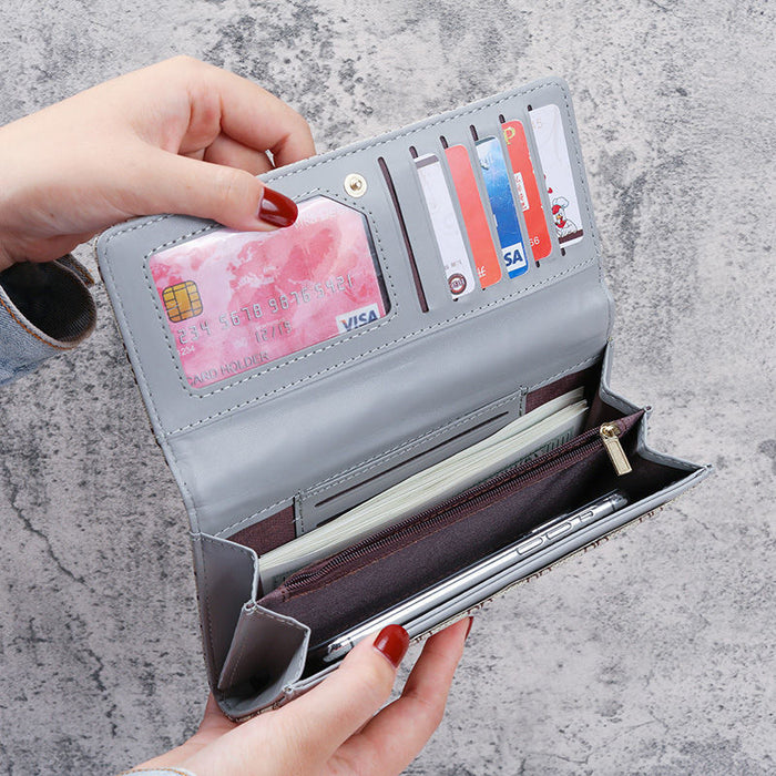Wholesale Retro PU Leather Women' s Clutch Wallet Letter Pattern Daily Matching Accessory