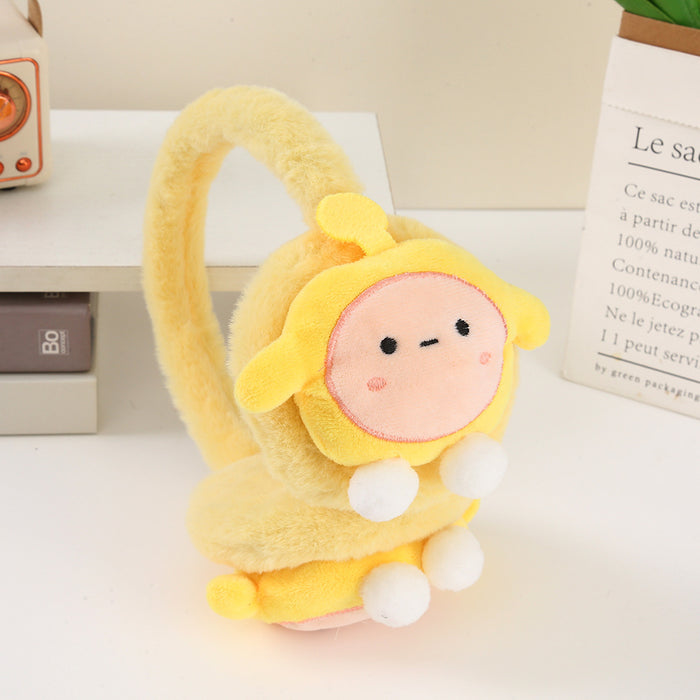 Wholesale Kids'  Trendy Cartoon Earmuffs for Warmth and Freeze Protection
