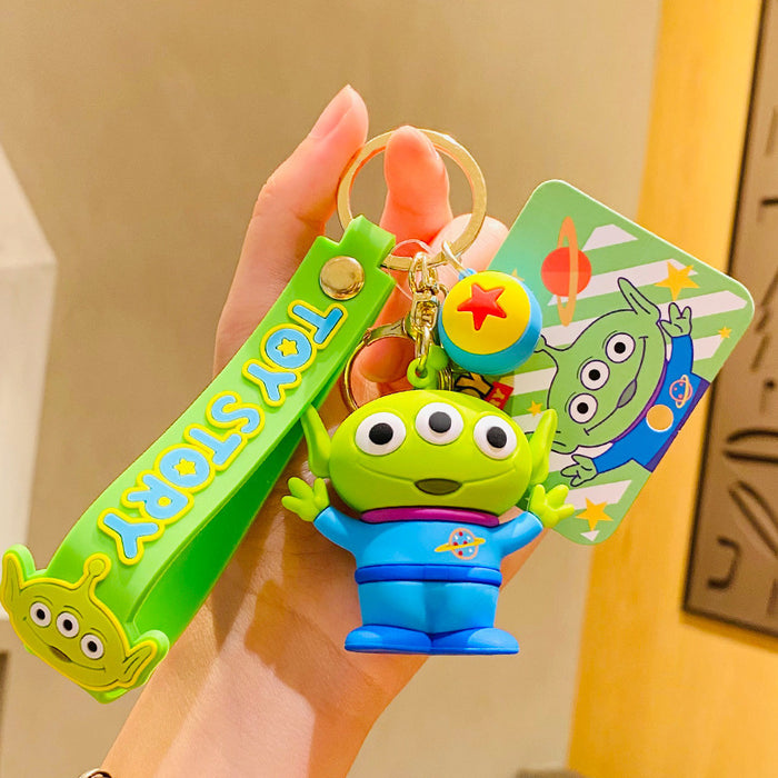 Wholesale Cartoon Cute Doll Student Backpack Pendant Creative Car Keychain