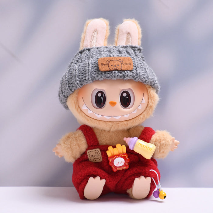 Wholesale Sittings Party Baby Clothes Bottle Overalls Set Baby Doll Clothes Dress Up