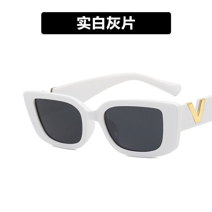 Wholesale Fashion Glasses, Personalized Polygonal Sunglasses, Retro Small Frame Sunglasses, Trendy